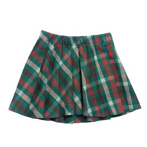 *Vintage* Aileen Girl Plaid Pleated Holiday Skirt